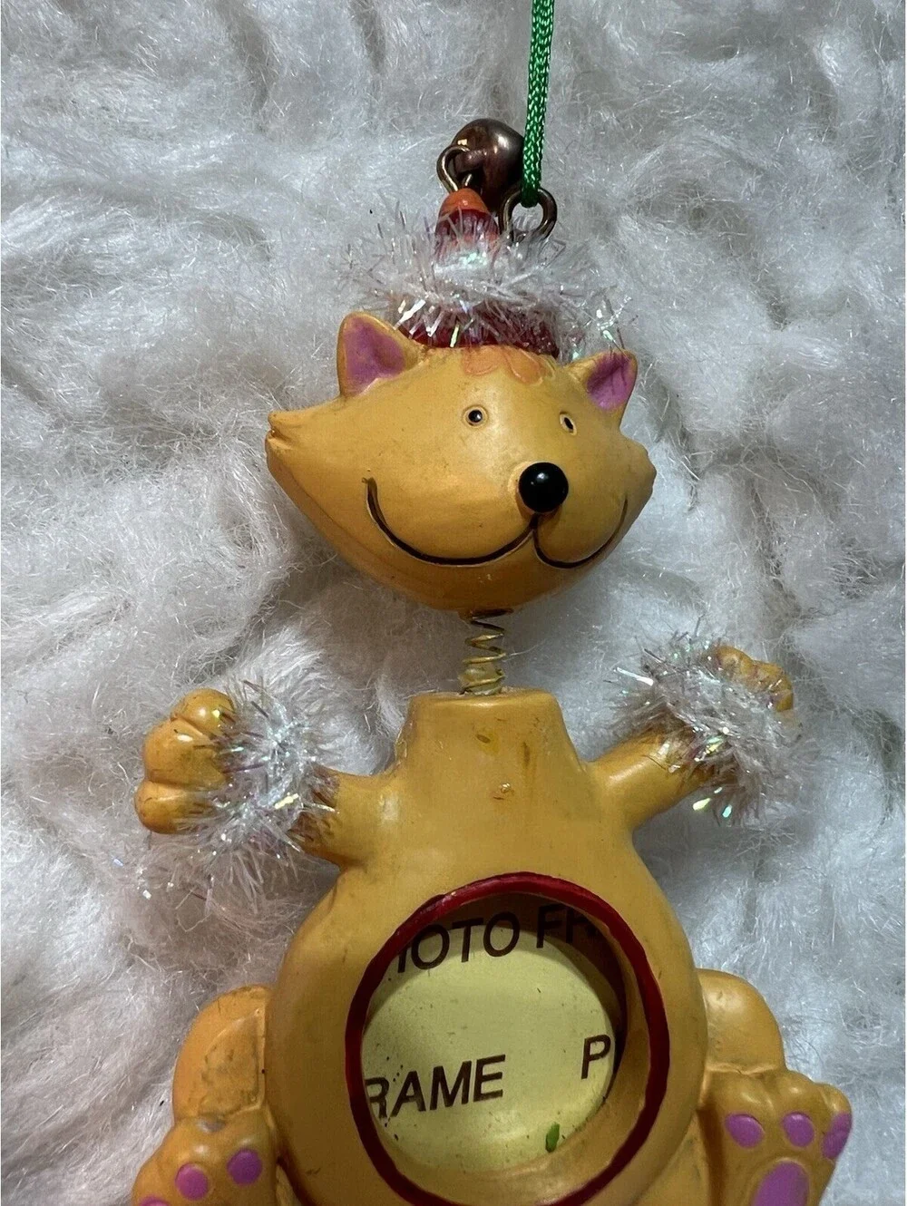 Cat Photo Frame Christmas Ornament